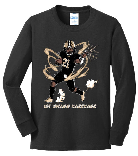 Anime 1st Swagg Kazekage Youth Long Sleeve Tee