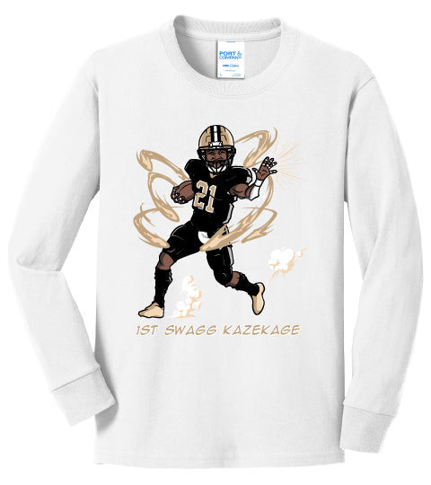 Anime 1st Swagg Kazekage Youth Long Sleeve Tee