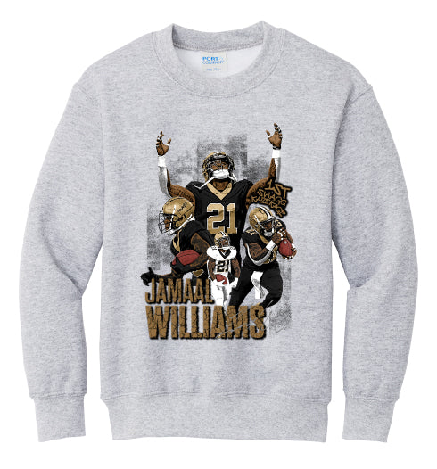 Jamaal Williams Youth Crewneck Sweatshirt