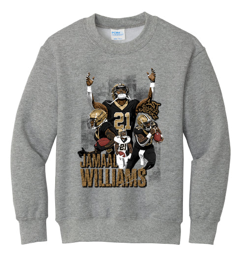Jamaal Williams Youth Crewneck Sweatshirt