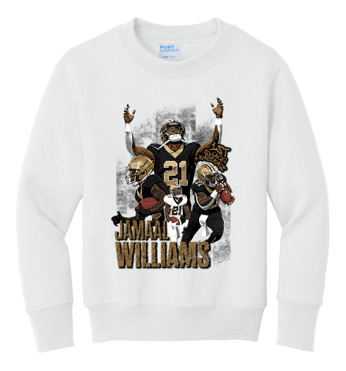 Jamaal Williams Youth Crewneck Sweatshirt